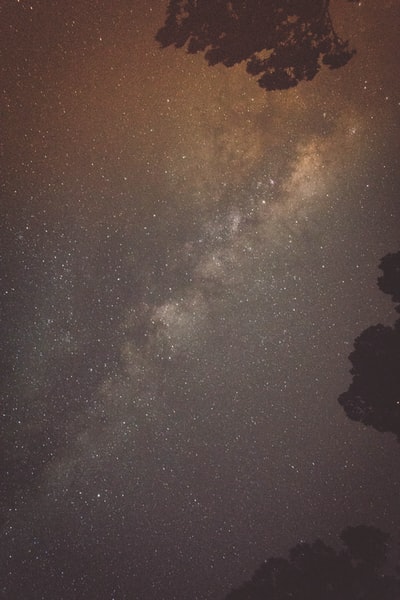 夜空中的银河系